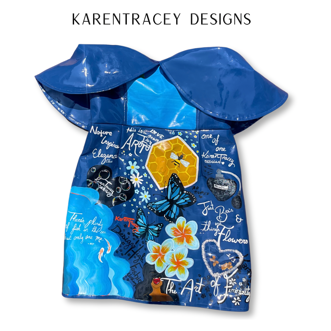 painted dress design Hand Painted Dress: Check out the Final Look