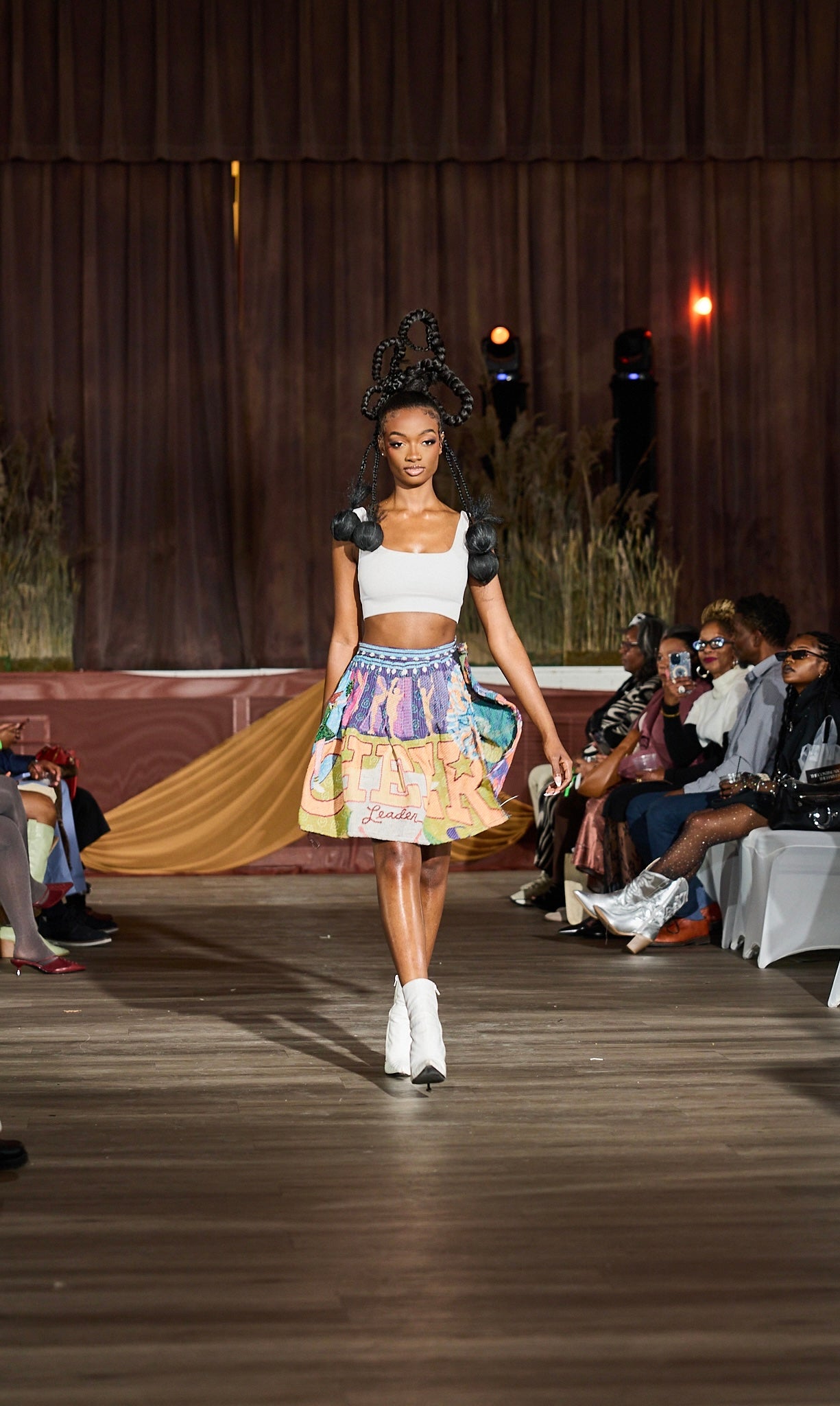 All For One Wrap Skirt with Button Enclosure