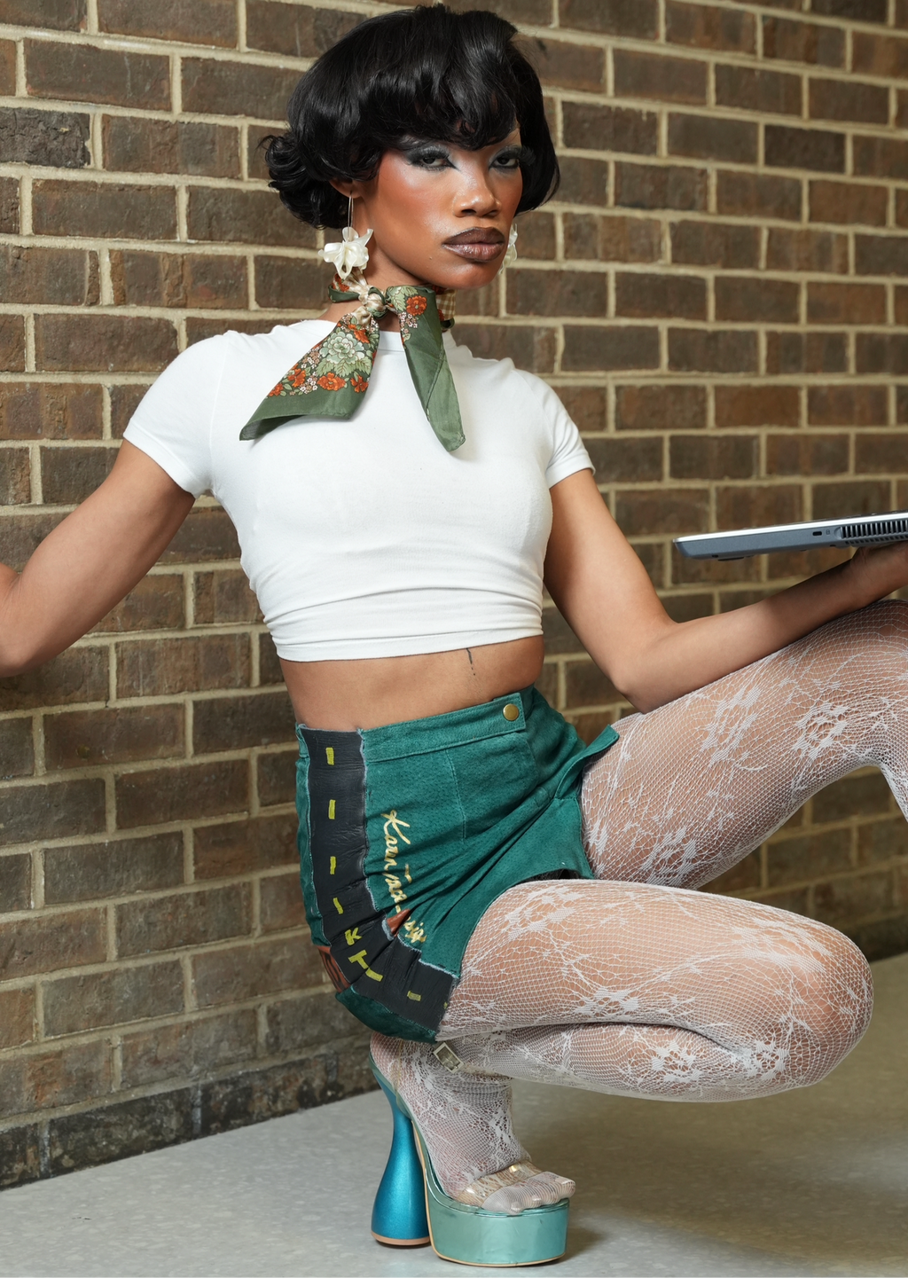 “Life Is A Highway” Free Hand Painted Skirt
