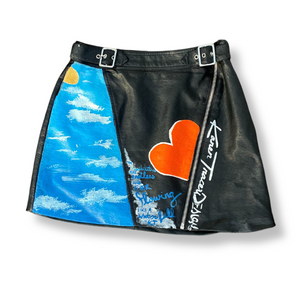 "Afternoon Sun" Free-Hand Painted Skirt