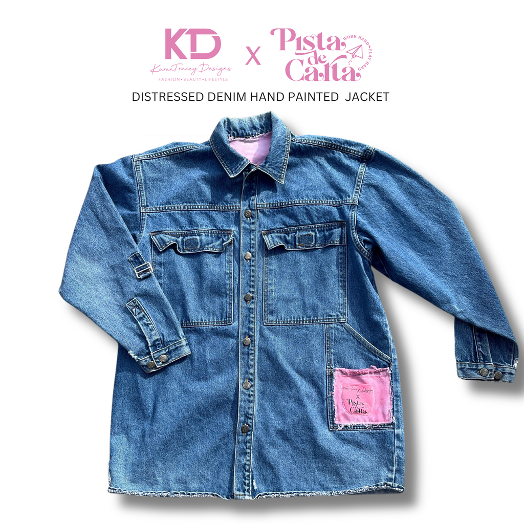 KTD x PDC Distressed Denim Jacket