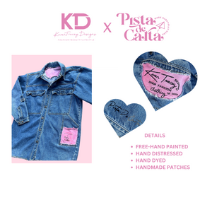 KTD x PDC Distressed Denim Jacket