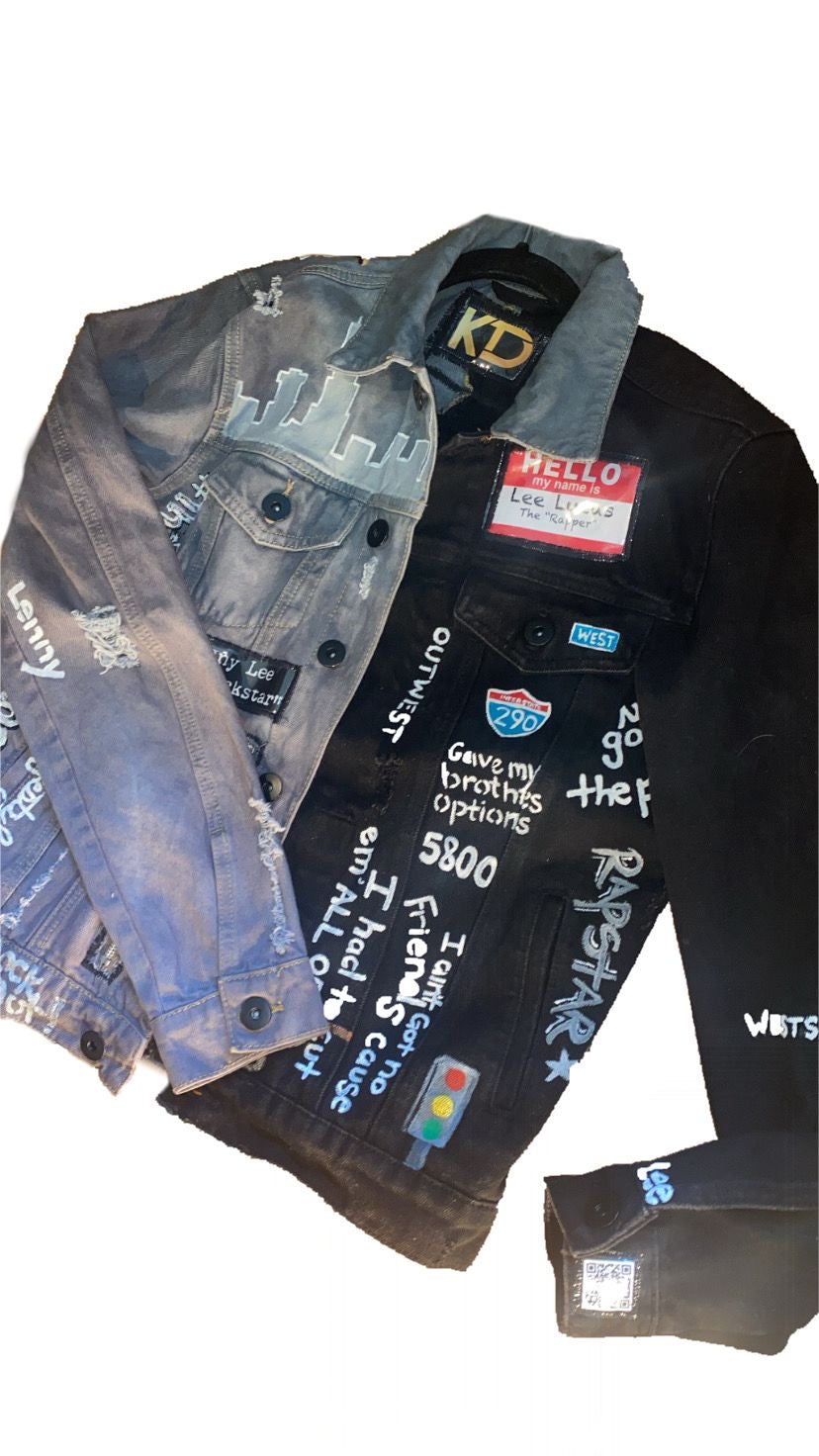 Order your Free-Hand Painted Denim Jacket (Email in description below)